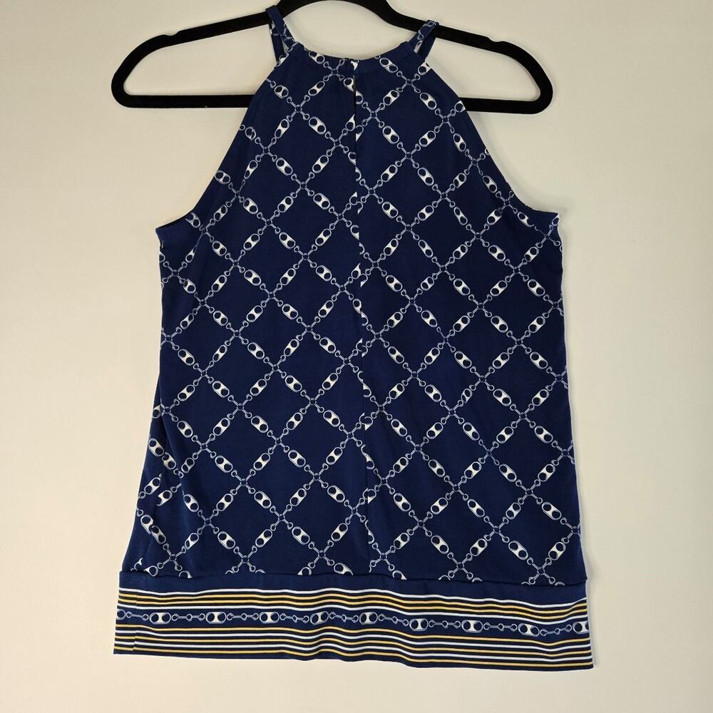 New York & Company Women's Sleeveless Keyhole Neckline Top Blouse – Pre-Owned
